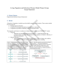 Living Organism and Infectious Disease Model Project Group Scope