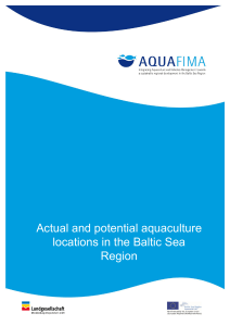 Aquaculture Locations in the BSR