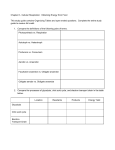 Chapter 6 Cellular Respiration: Obtaining Energy from Food This