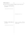 MTH-112 Quiz 10