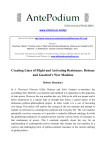 Creating Lines of Flight and Activating Resistance: Deleuze and