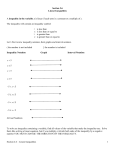 Section 2.6 – Linear Inequalities 1 Section 2.6 Linear Inequalities A