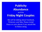 Publicity Abundance Friday Night Couples