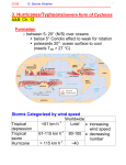 3. Hurricanes/Typhoons/severe form of Cyclones