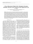 A Three-Dimensional Model of the Lithosphere Dynamics