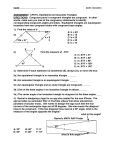 ASSIGNMENT: CPCTC, Equilateral and Isosceles Triangles