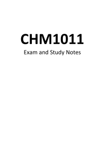 Exam and Study Notes