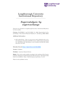 Supercatalysis by superexchange