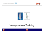 Venepuncture Training - Shropshire Community Health NHS Trust