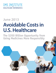 Avoidable Costs in US Healthcare