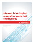 Advances in bio-inspired sensing help people lead healthier lives