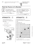 Find the Factors of a Number