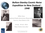 Bolton-Stanley Cosmic Noise Expedition to New Zealand