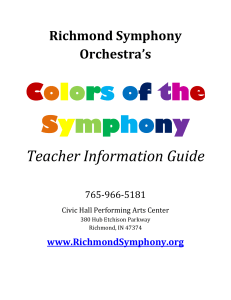 Colors of the Symphony - Richmond Symphony Orchestra