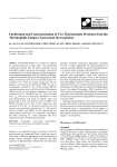 Purification and Characterization of Two Thermostable Proteases