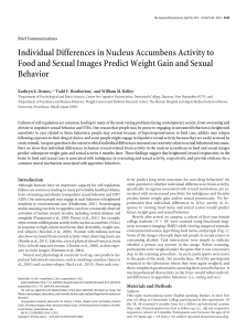 Individual Differences in Nucleus Accumbens Activity to Food and