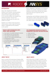 about rocky integration about ansys