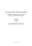 The Initial Public Offering Handbook