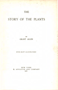 story of the plants