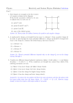 Physics Electricity and Nuclear Physics Worksheet Solutions