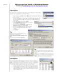 Microarray Excel Hands-on Workshop Handout
