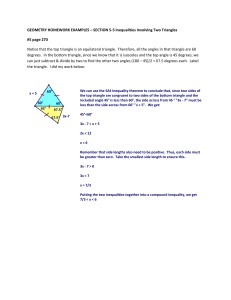 GEOMETRY HOMEWORK EXAMPLES – SECTION 5