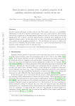 Root location in random trees: A polarity property of all sampling