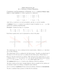 Math 313 Lecture #1 §1.1: Systems of Linear Equations Consistency