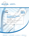 Electrophoretic Properties of Native Proteins