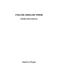 a PDF version of the Uniglobe Manual.