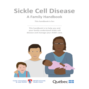 Sickle Cell Disease - MUHC Patient Education