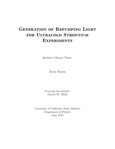 Generation of Repumping Light for Ultracold Strontium Experiments