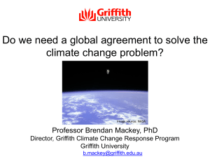 Do we need a global agreement to solve the climate change problem?