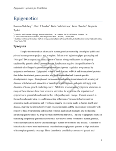 Epigenetics - Institute for Cancer Genetics
