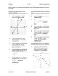 Algebra Unit 5 Review Assignment 1 3 2 − = x y 7 2 5 + = x y 7 3