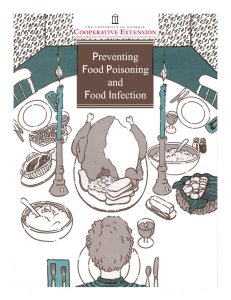 Preventing Food Poisoning and Food Infection