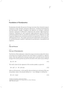 1 Foundations of Pyrodynamics - Wiley-VCH