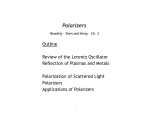 Polarized light and polarizers