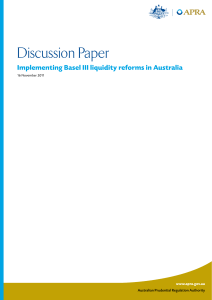 Discussion Paper - Australian Prudential Regulation Authority