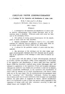 circular paper chromatography 95 - Journal of the Indian Institute of