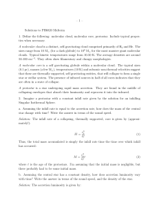 –1– Solutions to PH6820 Midterm 1. Define the following: molecular