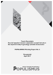 Yannis Stavrakakis How did `populism` become a pejorative concept