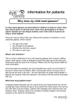information for patients Why does my child need glasses?