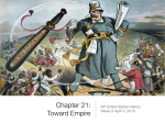 Chapter 21- Toward Empire