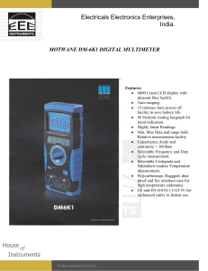 motwane dm-6k1 digital multimeter