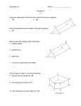 Geometry 1A Name Homework 1.2 Name the segment(s) shown that