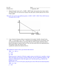 Eco 301 Name_______________________________ Problem Set