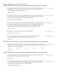 Practice Questions for Math 131 Exam # 1