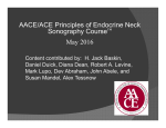AACE/ACE Principles of Endocrine Neck Sonography Course