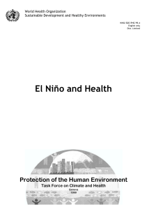 El Niño and Health - World Health Organization